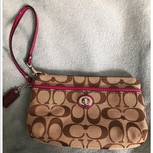 Coach wristlet